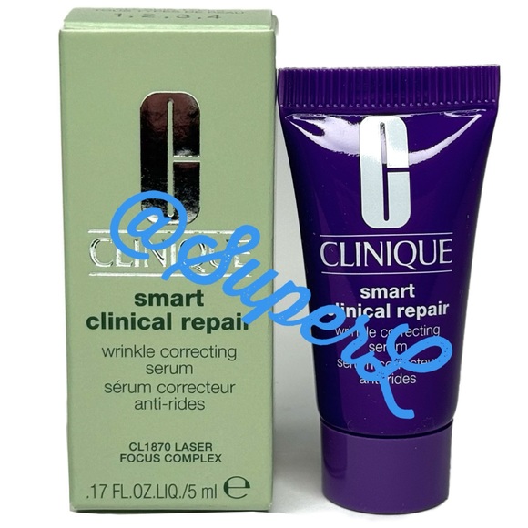 2/$15 NEW CLINIQUE Smart Clinical Repair Wrinkle Correcting Serum Moisturizer - Picture 1 of 6